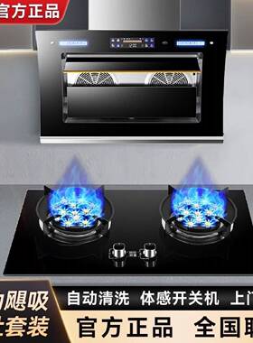 新飞烟灶套装油烟机厨房家用正品便宜烟机灶具侧吸抽油烟机燃气灶