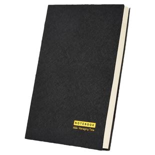 晨光笔记本商务办公简约加厚记事本a5笔记本子日记本软皮面大学生会议记录本工作记录本考研皮革本横线本b5