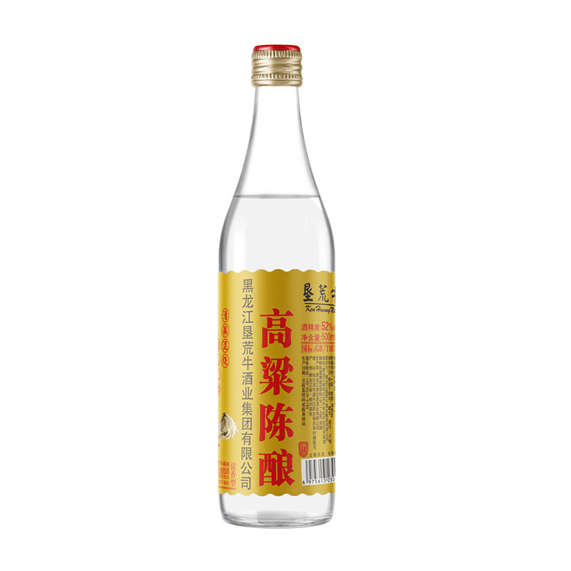 高粱陈酿52度42度垦荒牛白酒