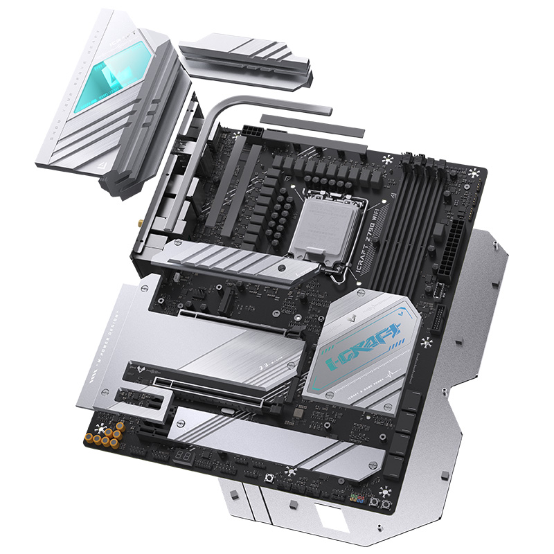 铭瑄Z790电竞之心Z790M终结者电脑白色旗舰主板WIFI支持DDR5内存