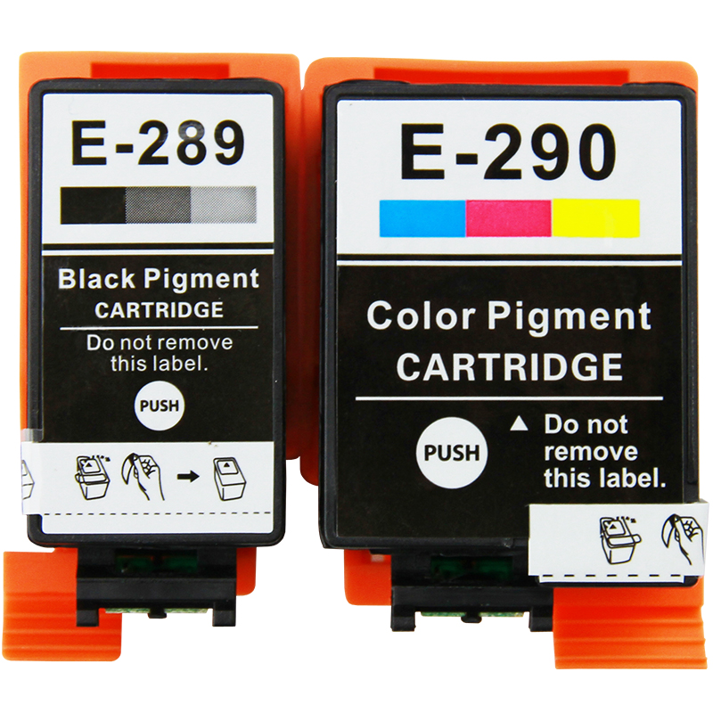 适用爱普生WF-100墨盒EPSON便携喷墨打印机289黑色墨盒国行EPSON wf-110墨水T2950废墨仓 维护箱T290墨盒墨水