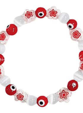 DIDOU恶魔之眼千花琉璃手链