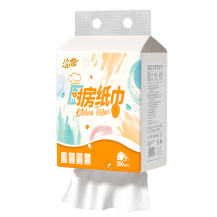 200抽厨房纸巾悬挂抽取式吸油吸水纸加厚厨房专用抽纸擦手厨房纸