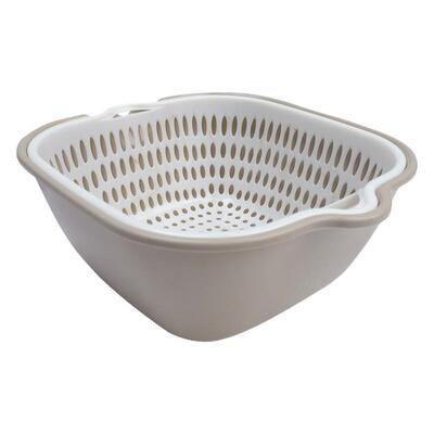 厨房家用沥水篮双层洗菜盆