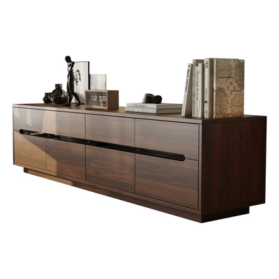 全实木橡木中古风电视柜