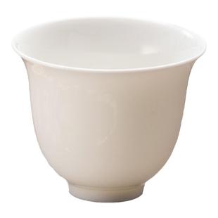 一品仟堂白瓷茶杯高端个人专用单个陶瓷单杯羊脂玉茶具功夫泡茶杯