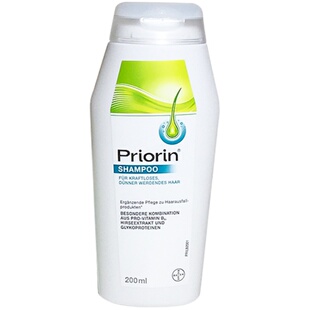 防脱救星｜拜耳Priorin防脱增发洗发水固发密发育发防脱精华200ml