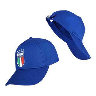 【官方正版】意大利国家队｜经典队徽棒球帽鸭舌帽男女同款足球