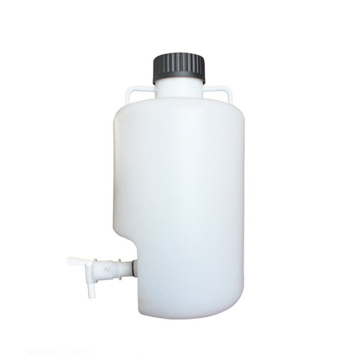 加厚塑料桶圆桶下口瓶 5L蒸馏水桶10L 20L 放水桶大号HDPE龙头瓶