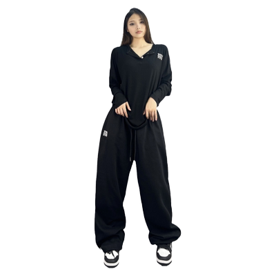 自然要街舞潮牌布韩长裤