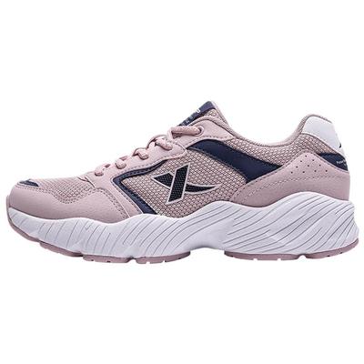 特步透气跑步鞋女款网面运动鞋