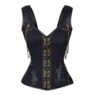 Gothic Corset哥特式宫廷塑身衣 蒸汽朋克紧身胸衣女百搭摄影写真