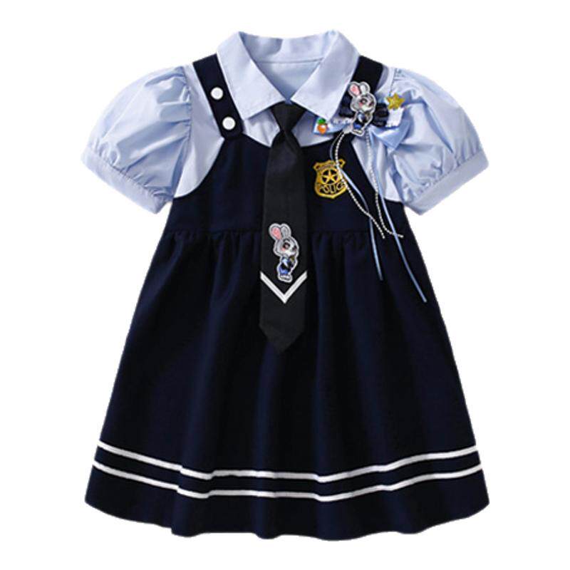 DeerBell女童学院风连衣裙朱迪