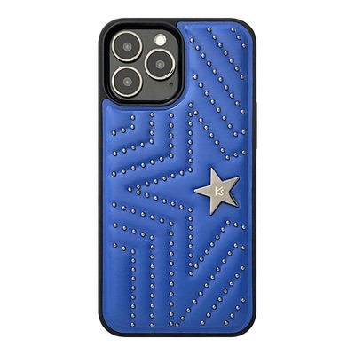 KASO新款限量版铆钉皮革适用iPhone13Promax手机壳12保护套苹果11全包时尚潮牌高级感xs女xr网红ins同款