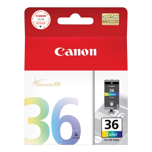 佳能原装正品PGI-35BK黑色CLI-36C彩色墨盒适用iP100 IP110 TR150 tr160便携式打印机墨水替换墨盒