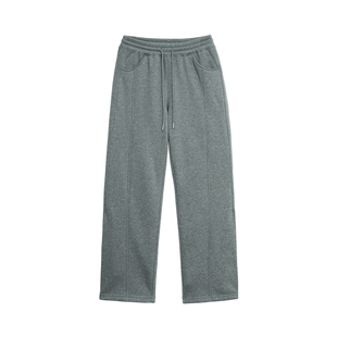 【恒温暖皮】BD健美站加绒保暖直筒休闲裤男款大码宽松运动长裤男