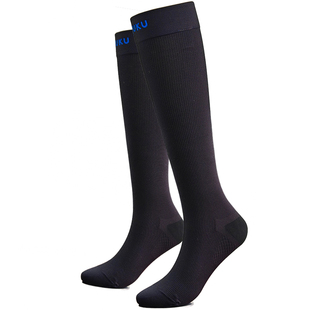 JUKU舒尔美专业跑步袜马拉松压缩袜运动压力袜登山袜男女士飞机袜