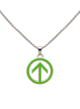 HiYOUNG绿码通行箭头项链情侣