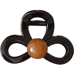 中号抓夹女高级感球球蝴蝶结半扎发鲨鱼夹侧边刘海夹公主头发卡