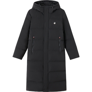 乐卡克法国公鸡2025年秋冬新品男女同款长羽绒服高蓬松度保暖