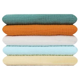 全棉双层纱布料纯棉纯色棉布婴儿宝宝儿童衣服面料摄影拍照背景布