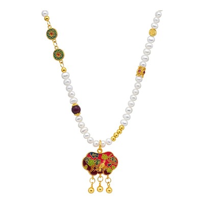 meluxe美奈四叶草满天星项链手链