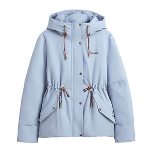 鸭鸭羽绒服女短款25冬季新款户外时尚百搭派克服收腰显瘦休闲外套