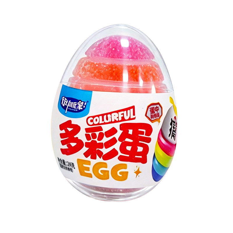 彩虹水果味软糖多彩蛋内含多种小软糖/果味糖/凝胶糖