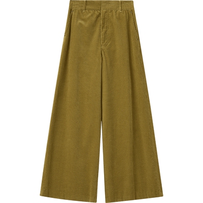 播商场同款宽松直筒休闲裤女秋季新款高腰阔腿裤BDS4KD3560