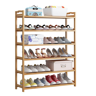 鞋架鞋柜简易多层防尘家用放门口收纳实木经济型置物架宿舍用