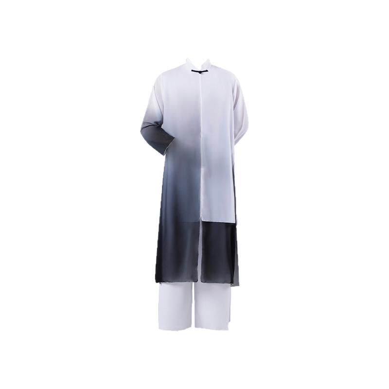 新款中国风古典舞蹈演出服男女水墨别康桥书生汉唐飘逸表演服套装
