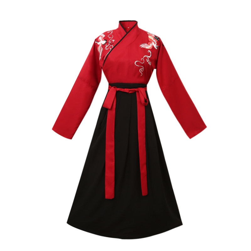 汉服中国风学生班服演出服团体毕业照改良武侠风日常男女情侣套装