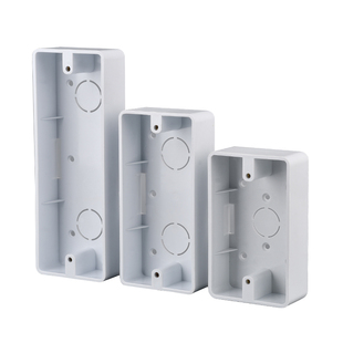 118型通用开关插座底盒86明盒大中小墙壁明装接线盒下线二位四位