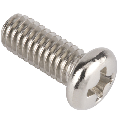 镀镍圆头十字铁螺丝盘头电子螺钉