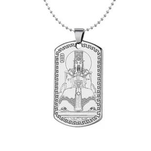 轮转王吊坠薛礼挂件十殿阎王神像吊牌阎君地府冥王男女款项链定制