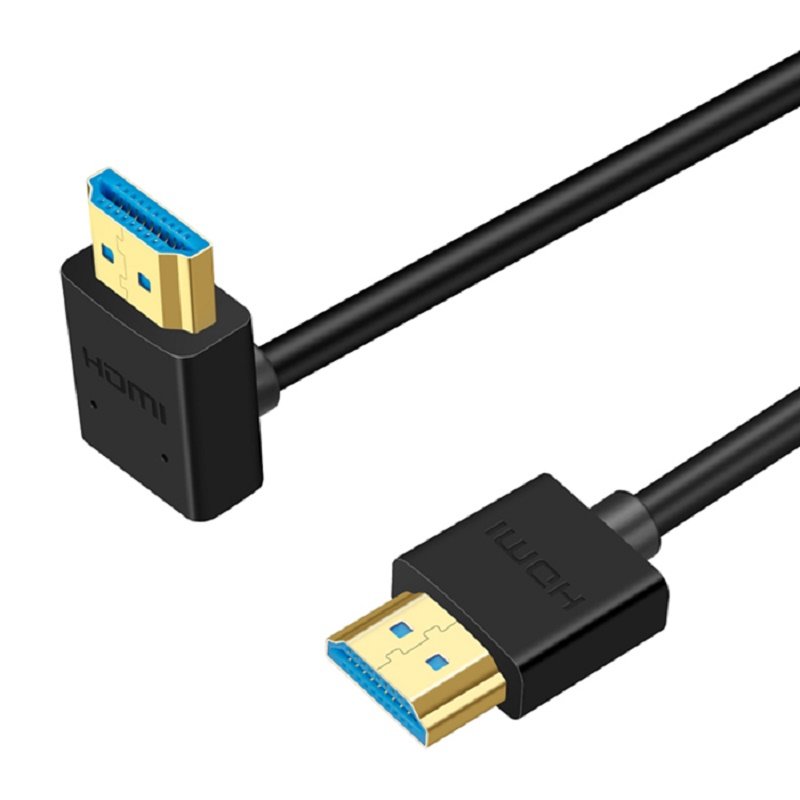 hdmi线2.0弯头直角90度4K高清电脑笔记本机顶盒接电视显示器投影
