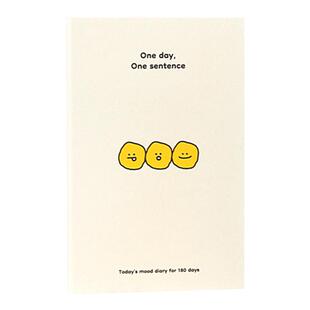 韩国indigo可爱清新硬面万年180天横线日记本DIY手账记事本1天1页