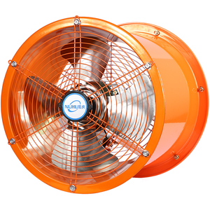 工业排气扇强力商家用厨房油烟管道高速圆筒轴流抽风机换气排风扇