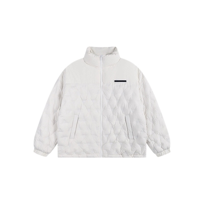 压印异面拼接羽绒服男款冬季外套