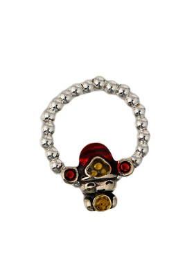 小财神珍珠戒指女带弹力