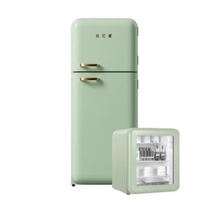 【自营】HCK一级变频风冷复古冰箱低噪薄253RS客厅卧室组合46RGE