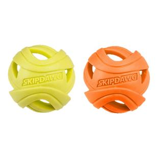 QZee漏食丰荣旋风球SKIPDAWG狗玩具镂空耐咬巡回户外训犬浮水金毛