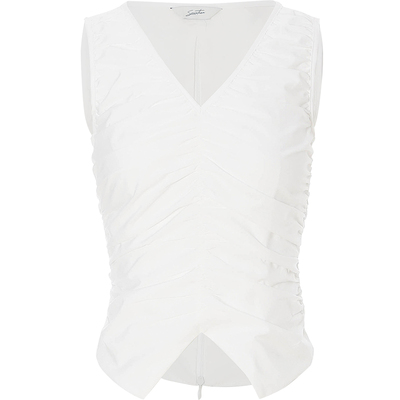 从那以后法式风背心吊带白色女夏