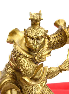 铜齐天大圣摆件 铜孙悟空 铜斗战胜佛铜猴子摆件