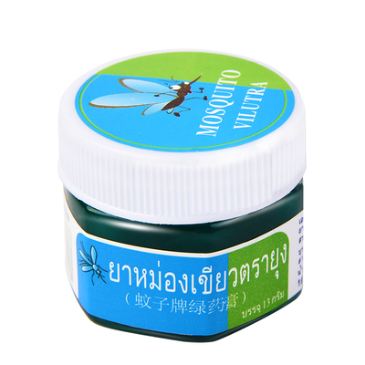 泰国yanhee然禧宝宝青草膏膏蚊子牌药膏清凉油驱蚊止痒膏学生