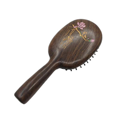 檀木气垫梳头皮经络按摩支持刻字