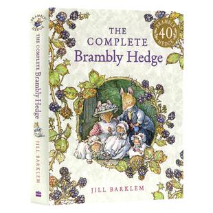 进口英文原版 野蔷薇村的故事1-8册The Complete Brambly Hedge故事精装合集儿童英国田园画风童话故事 亲子睡前图画故事书