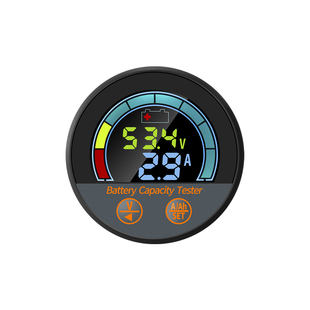 防水锂电池电量显示库仑计电动车电量显示表三轮车电瓶电流电量表