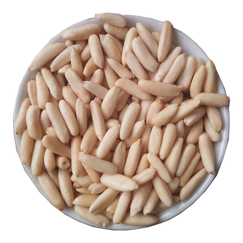 巴西松子仁不带壳160g每日坚果零食新货罐装原味大颗粒去壳松籽