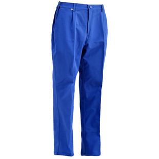 蓝色工作裤男装耐磨春秋冬季新款工地纯棉电工直筒劳保工作服裤子